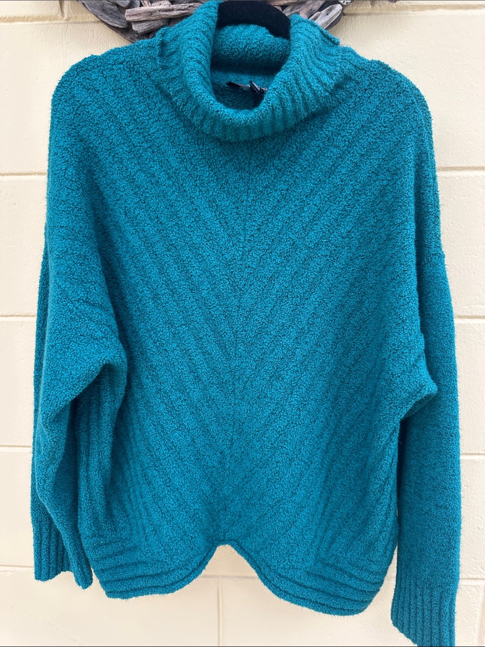 Simply Vera Vera Wang Teal Cowl Neck Sweater
